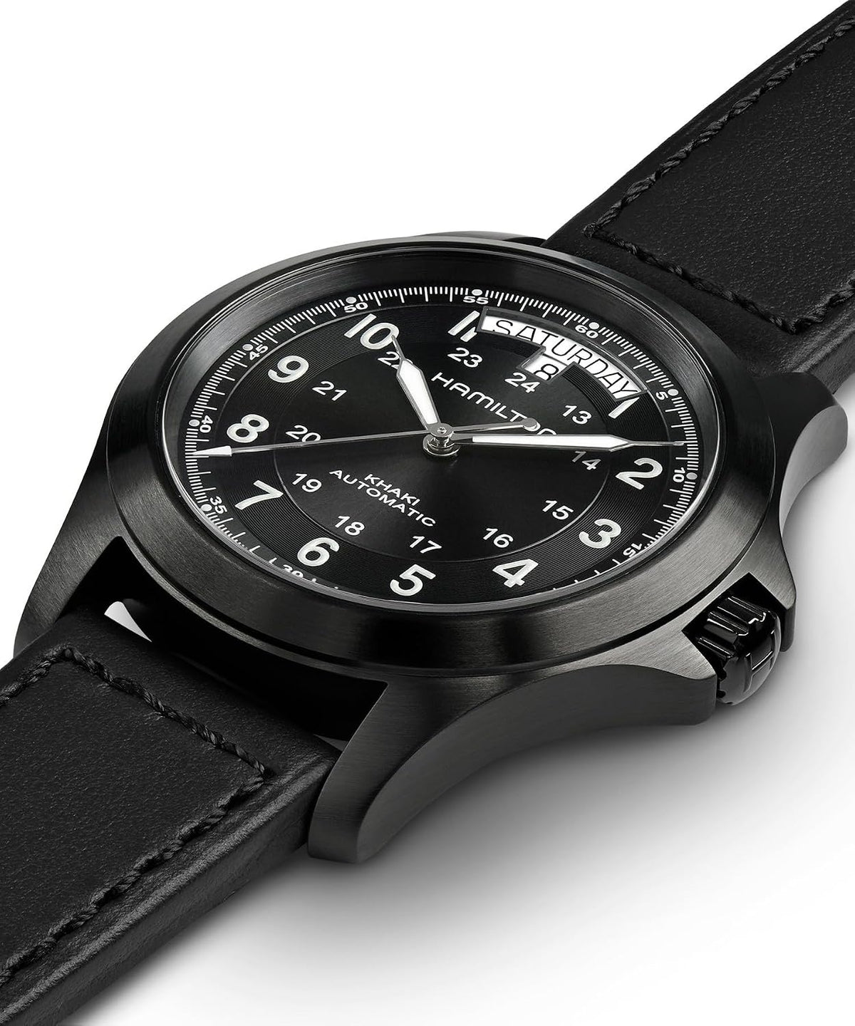 Hamilton Khaki Field King Reloj automático para hombre, caja de acero