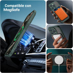 ImpactStrong Protector Magnético Diseñado para Funda iPhone 15 Pro Max [Protección de Cámara] [Probado contra Caídas de Grado Militar] [Compatible con MagSafe] Funda de Teléfono Delgada Translúcida