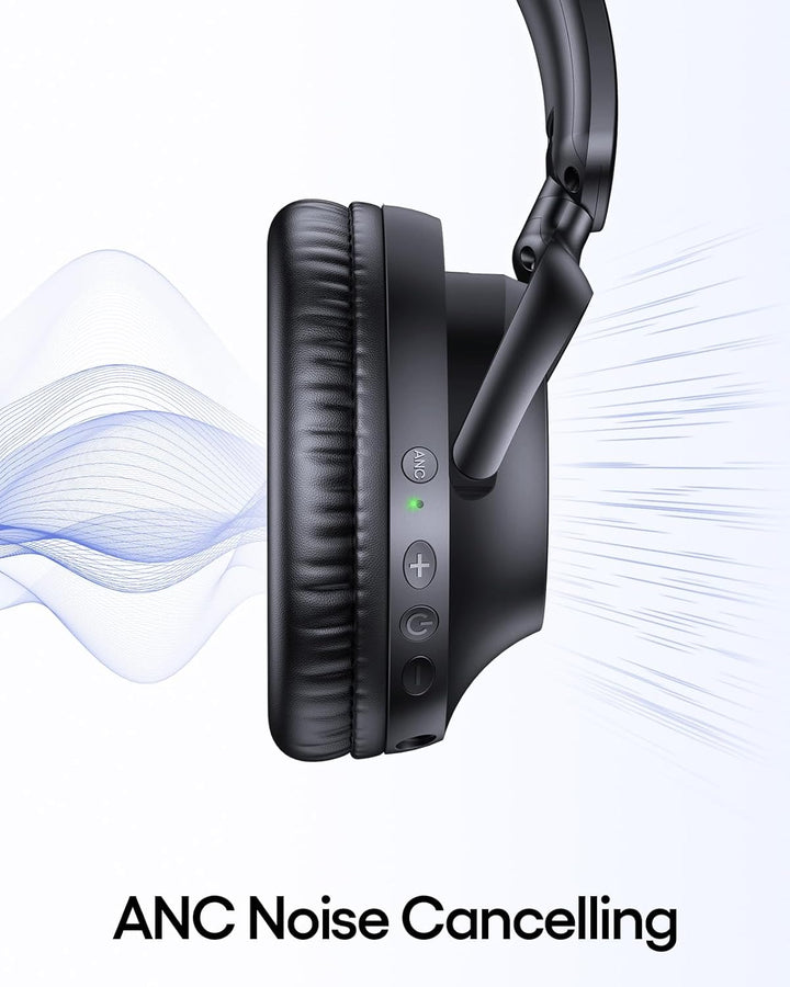 TAGRY Auriculares híbridos con cancelación activa de ruido, 100 hor...