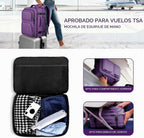 Fxcelets - Mochila de viaje para mujer, mochila de transporte
