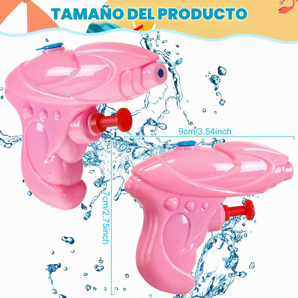 Leyndo - Paquete de 32 mini pistolas de agua para niños, estilo elegante
