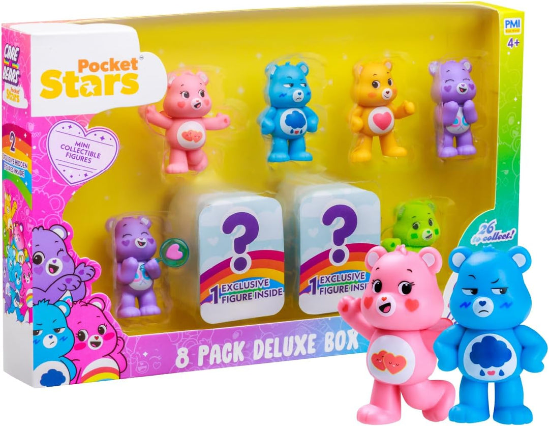 Care Bears - Figuras de caja ciega de lujo, paquete de 8 unidades,...