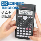 24 Pack Calculadoras Científicas en Bulk, Pantalla Grande de 2 Líneas, 240 Funciones, Calculadoras Científicas para Estudiantes, Calculadora de Fracciones de Álgebra/Matemáticas para Secundaria y Universidad