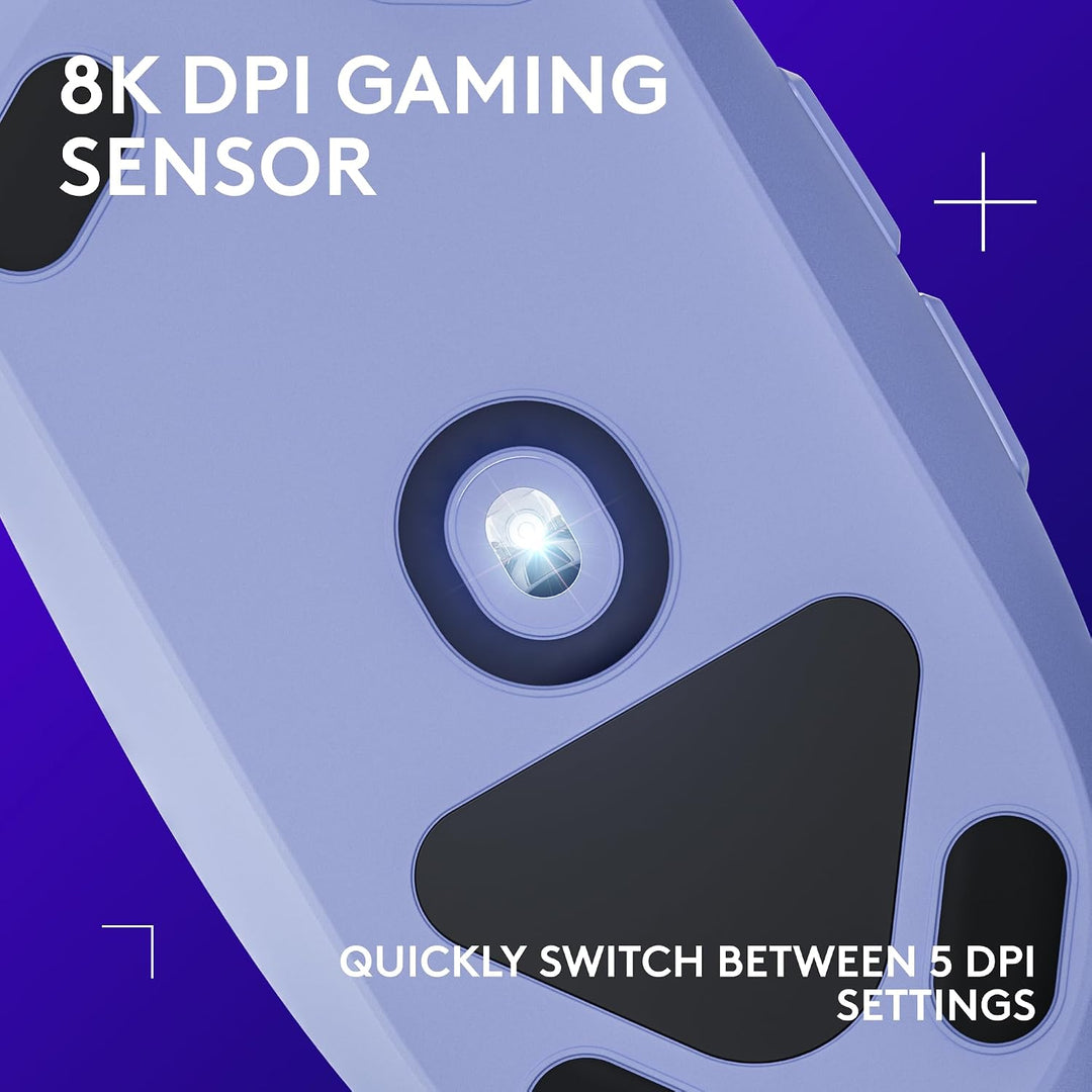 Logitech G203 - Mouse cableado para juegos, 8,000 DPI, efecto óptic...
