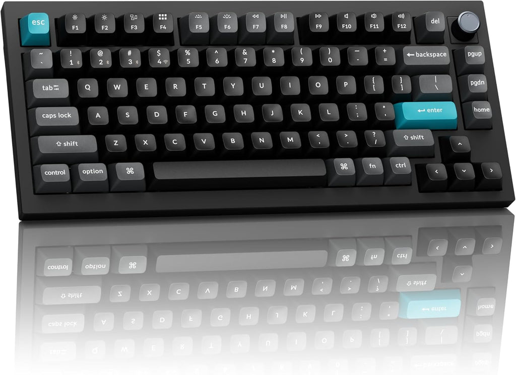 Keychron Teclado mecánico personalizado inalámbrico Q1 Ultra 8K 75%