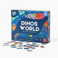 Rompecabezas de Dinos del Mundo de 19 x 13 pulgadas para niños