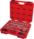 CRAFTSMAN Juego de herramientas para mecánicos, 83 piezas de herramientas de mano y juego de llaves de vaso SAE/métrico (CMMT12121)