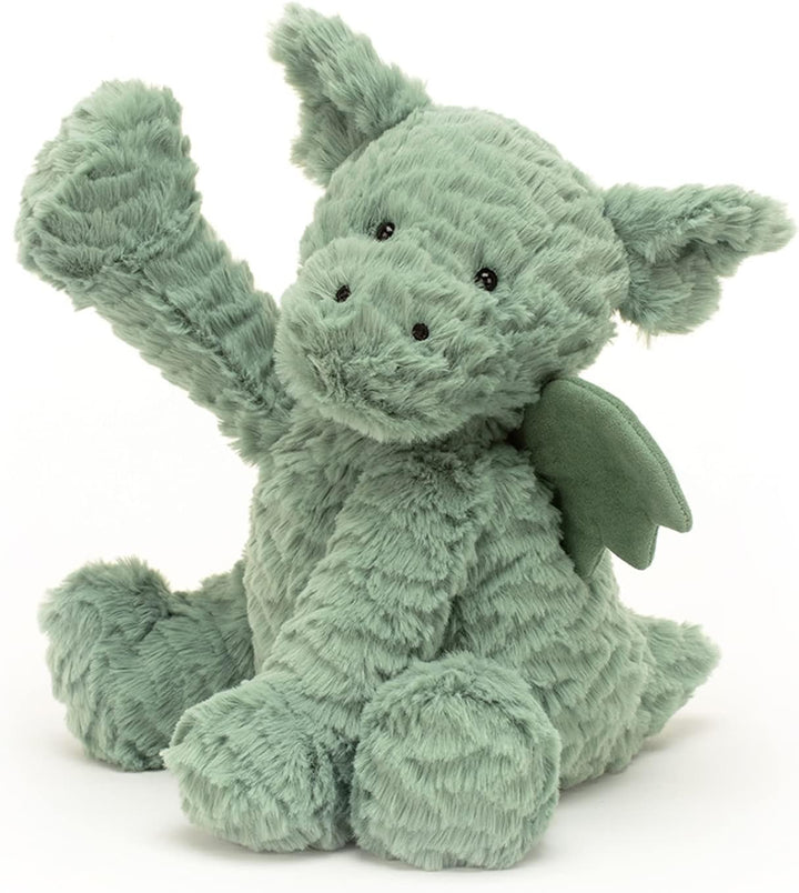 Jellycat Fuddlewuddle Dragón de peluche, 9 pulgadas, juguete de pel...