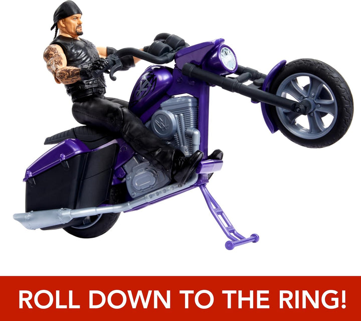 Mattel WWE Wrekkin' Slamcycle - Juego de vehículos y figuras co...