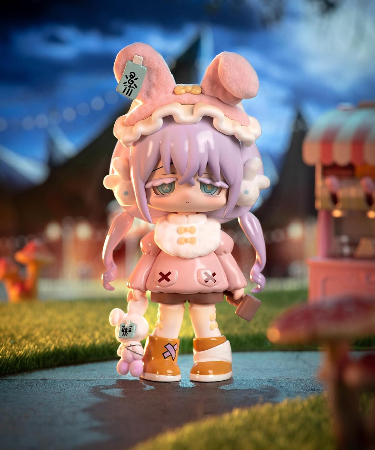 Figura de caja sorpresa de Anime CALEMBOU, linda figura Chibi de la serie Cute Crow Paradise de caja sorpresa para adorno de escritorio, juguetes coleccionables de PVC para regalos de cumpleaños