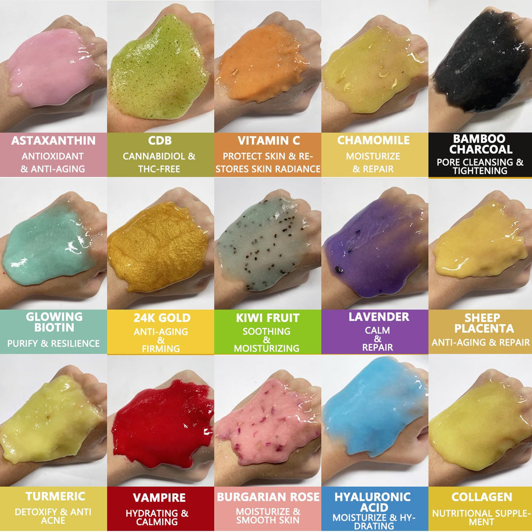 YMEYFAN Máscara de gelatina para faciales, máscara de gelatina en p...