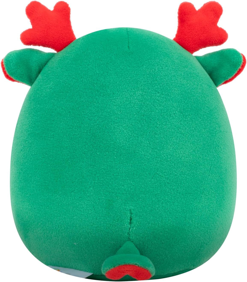 Squishmallows Original Zumir the Green Moose de 5 pulgadas con vientre de remolino de menta – Peluche oficial de Jazwares (pequeño)