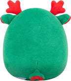 Squishmallows Original Zumir the Green Moose de 5 pulgadas con vientre de remolino de menta – Peluche oficial de Jazwares (pequeño)