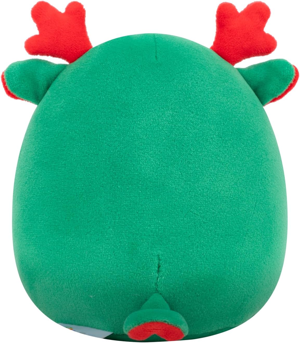 Squishmallows Original Zumir the Green Moose de 5 pulgadas con vientre de remolino de menta – Peluche oficial de Jazwares (pequeño)