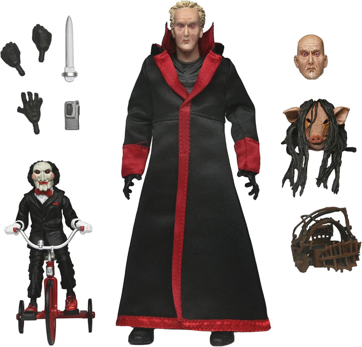 NECA Figura de acción del asesino Jigsaw Ultimate de Saw, de 7 pulg...