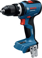 BOSCH GSB18V-65N Taladro martillo sin escobillas de 1/2 pulgada - 575 pulgadas-libras Par máximo, control de retroceso conmutable, selector de modo rápido, luces de trabajo LED duales, portabrocas