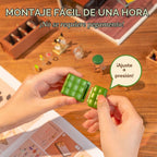 Rolife - Set de construcción de casa de plástico en miniatura de bricolaje con LED, juguetes de juego adecuados para figuras mini, juguetes de construcción, kit de diorama, regalos para adolescentes y