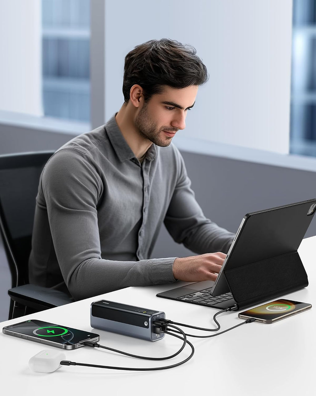 Baseus Banco de energía para laptop 20800mAh 145W con banco de energía Enercore