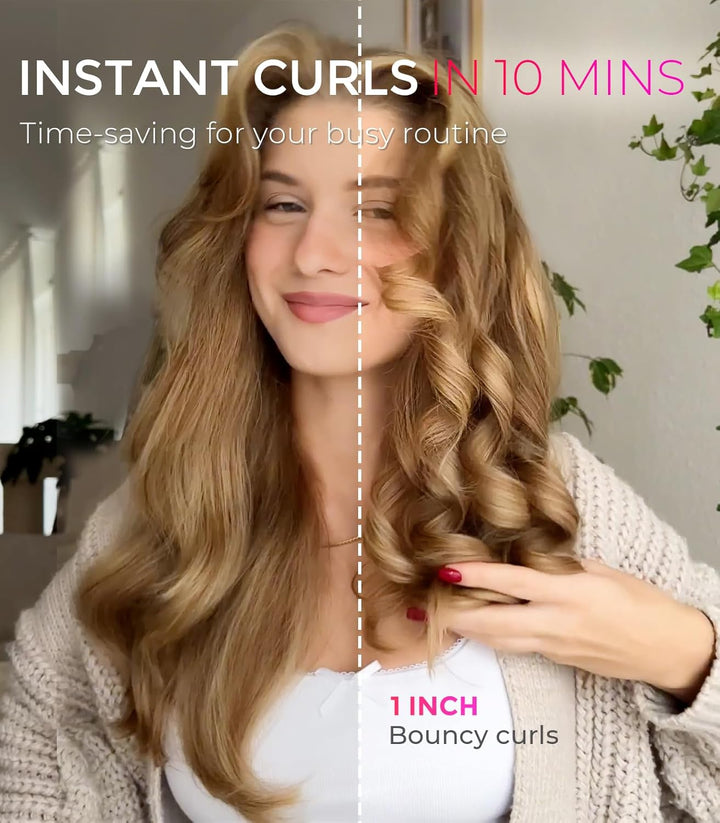 TYMO TYMO CURLPRO - Rizador de pelo giratorio automático, rizador d...