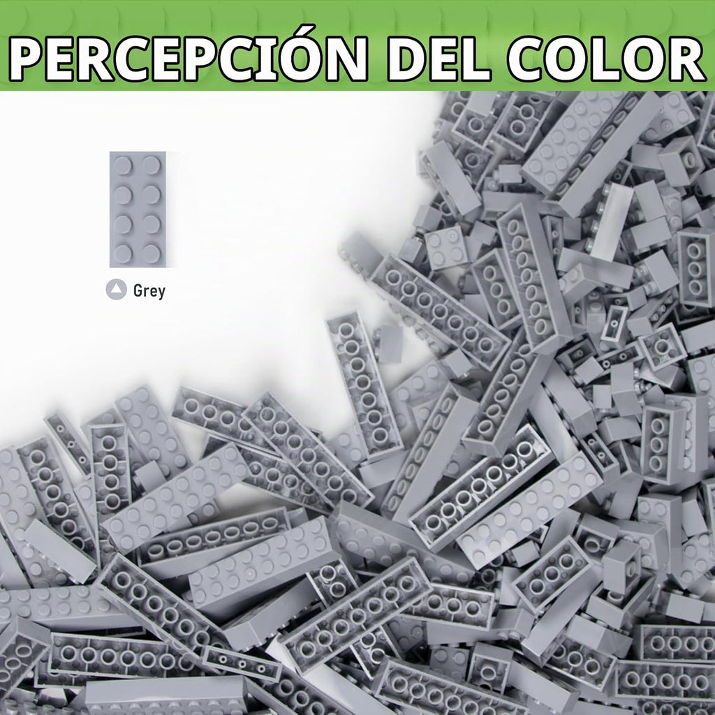 Juego de bloques de construcción clásicos de 560 piezas a granel en 7