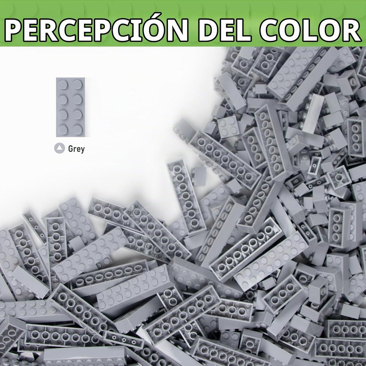 Juego de bloques de construcción clásicos de 560 piezas a granel en 7
