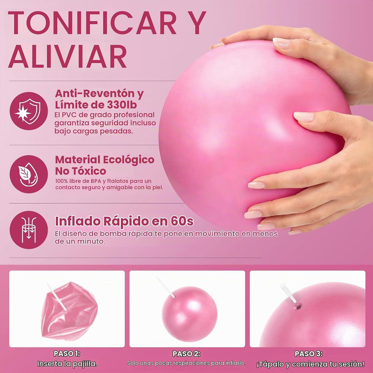 Juego de esterilla de yoga plegable y bloques para mujer con paquete de 2 bloques de yoga y correa, esterilla de pilates delgada antideslizante con bolsa, equipo de entrenamiento en casa, kit