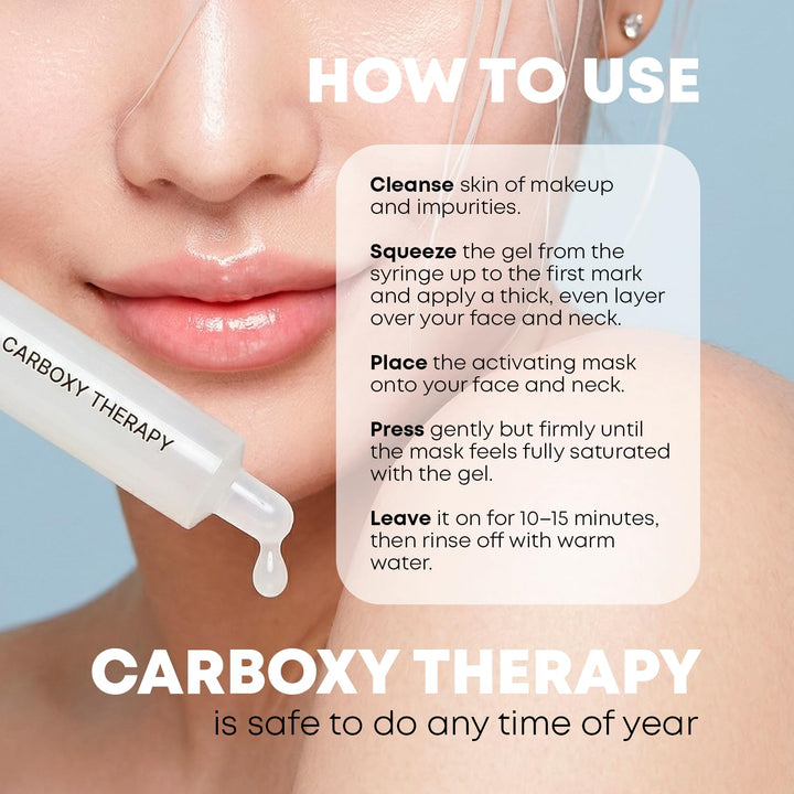 Name Skin Care Coreano Carboxy CO2 Terapia facial y cuello Juego de...
