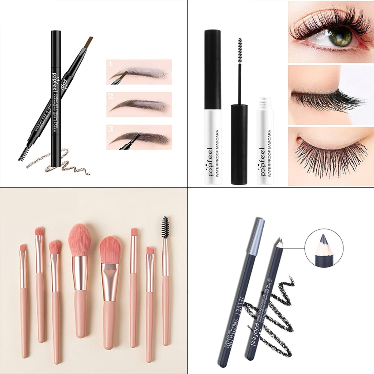 Pure Vie Juego de maquillaje todo en uno para regalo navideño, paqu...