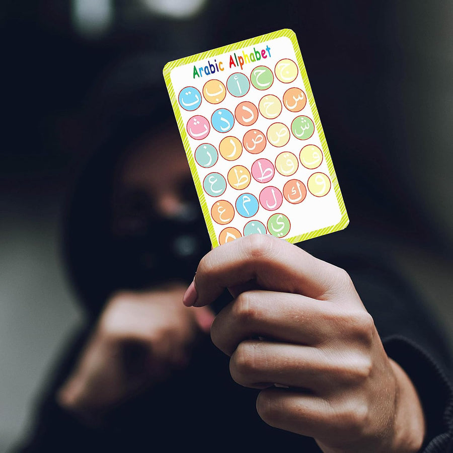 36 tarjetas flash árabes aprendizaje del alfabeto árabe