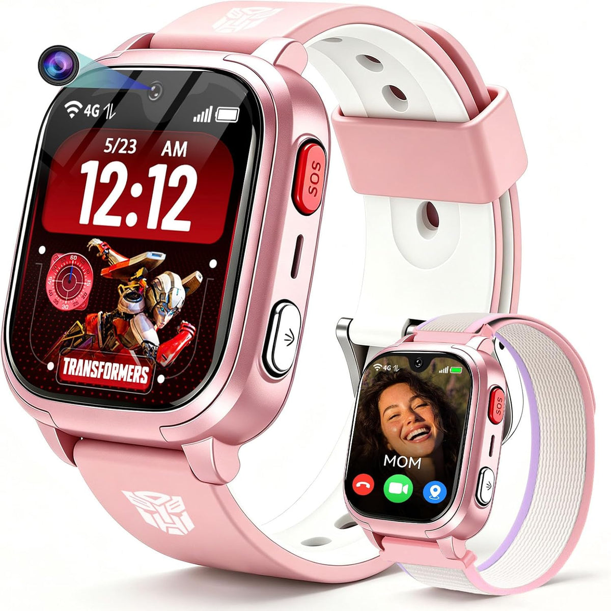 Reloj inteligente para niños, reloj inteligente con GPS 4G para niños y