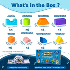 Magnetic Building Blocks, Magnetic Blocks para Kids Ages 4-8