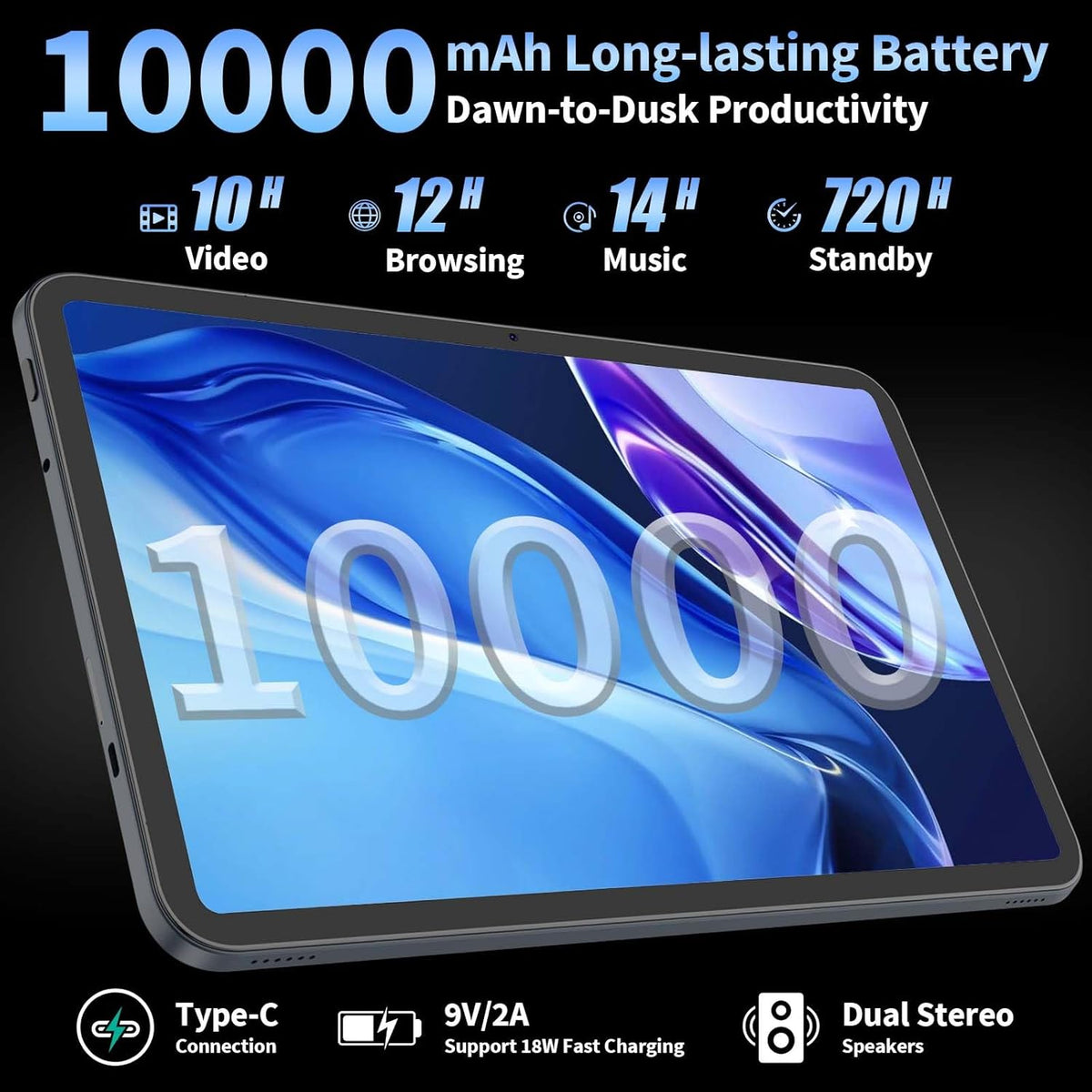 Tablet de 13 pulgadas con teclado, tableta Android 16 con Gemini AI...