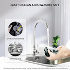 MEGAWISE Exprimidor de prensa en frío silencioso de doble velocidad para el