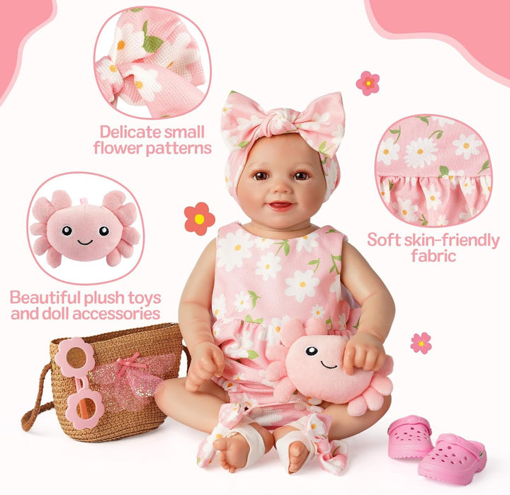 BABESIDE Conjunto de ropa de muñeca Reborn de 16 a 20 pulgadas con...