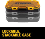 DEWALT Tough Box 8 PC SAE Juego de llaves combinadas de trinquete