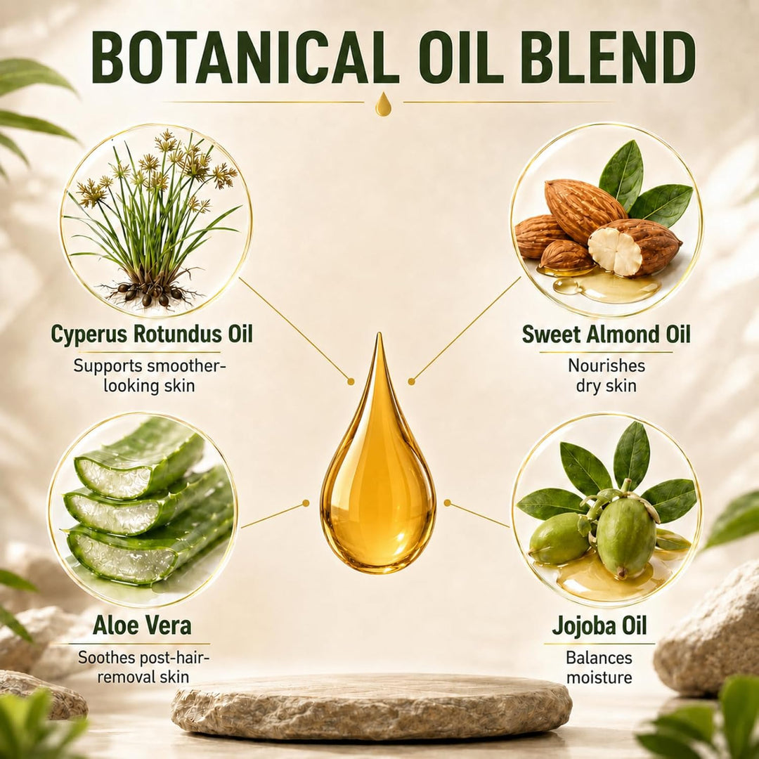 Aceite 100% puro de Cyperus Rotundus para depilación, aceite postde...