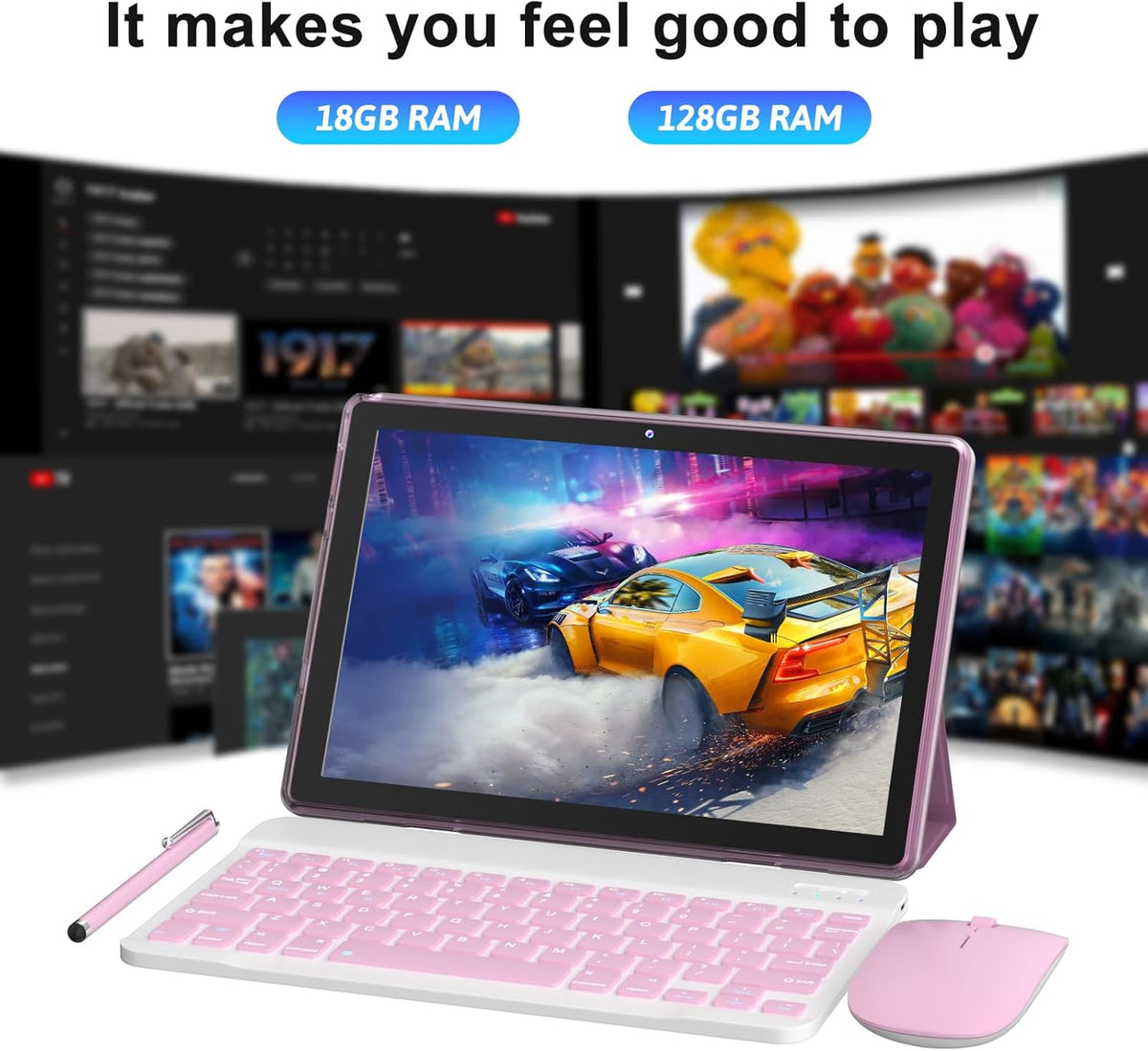 COOPERS Tablet Android 15, 10 pulgadas Tablet 18GB RAM+128GB ROM 2T...