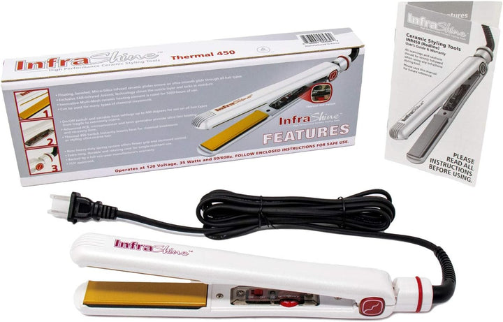 InfraShine Redline Professional Plancha plana de 1 pulgada, alisado...