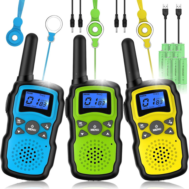 Wishouse Walkie Talkies para niños recargable
