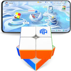 GAN 251 UI 2x2 Smart Speed Cube - Magnético, carga inalámbrica y recubierto