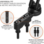 Rokform Funda resistente para iPhone 16 Pro Max + soporte de teléfono para motocicleta
