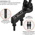Rokform Funda resistente para iPhone 17 Pro Max + soporte de teléfono para motocicleta