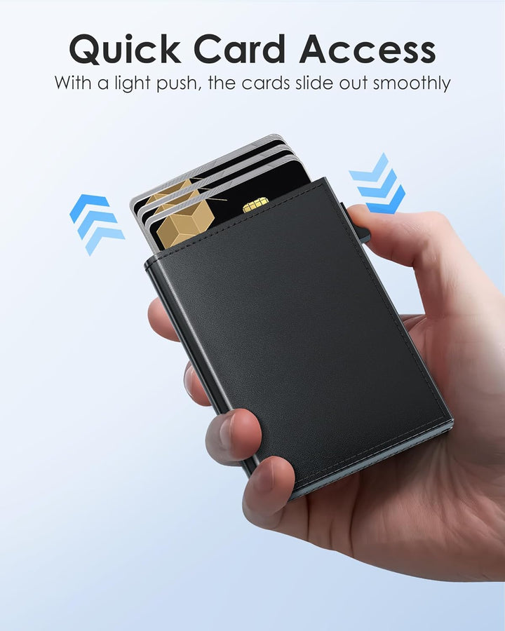 QLD Cartera mejorada 2025 para hombre, bloqueo RFID [desplegable su...