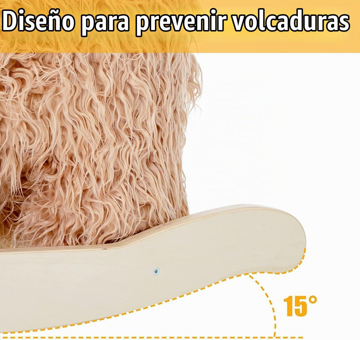 Caballo mecedor para bebé de 1 año de edad, juguete mecedor de madera de vaca de juguete de peluche de madera para cuarto de niños, sala de juegos, asiento de equilibrio de madera con asas, fiesta de cumpleaños, regalo de ducha
