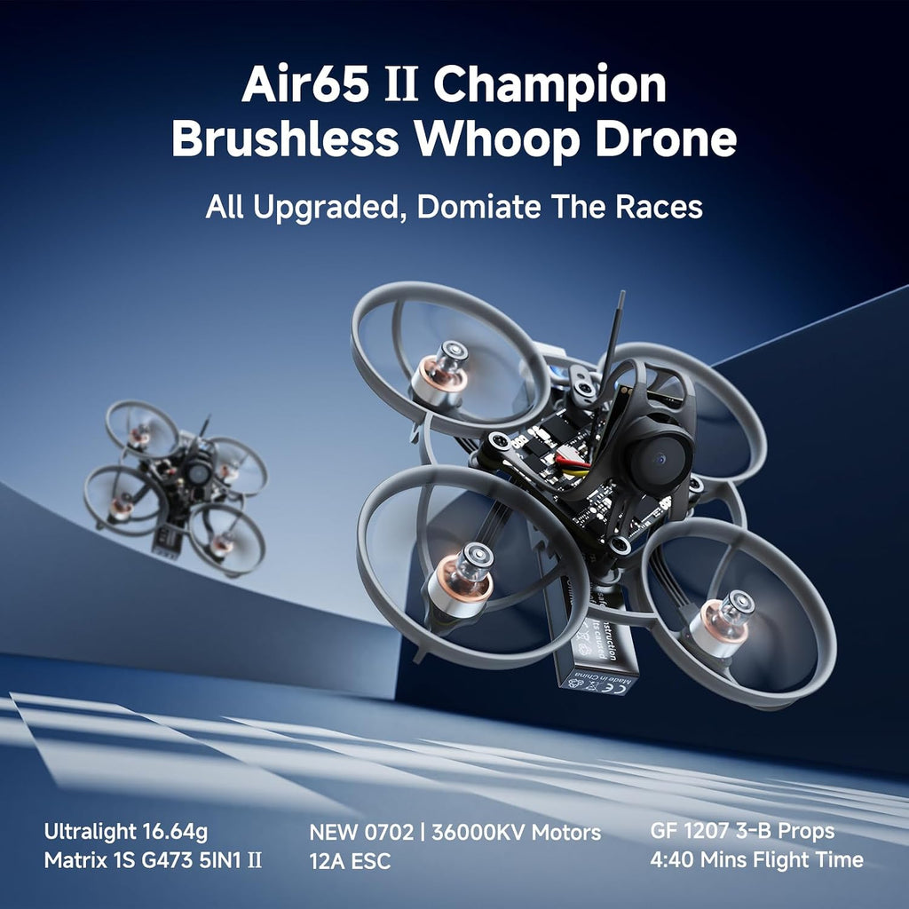 BETAFPV Air65 II Quadcopter Whoop sin escobillas para Champion 1S FPV Quad