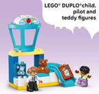 LEGO DUPLO Town - Juguete de construcción por primera vez en el aeropuerto, juego de aprendizaje para niños y niñas a partir de 1.5 años, los más pequeños usan bloques de construcción para explorar emociones, idea de regalo para niños pequeños para cumple