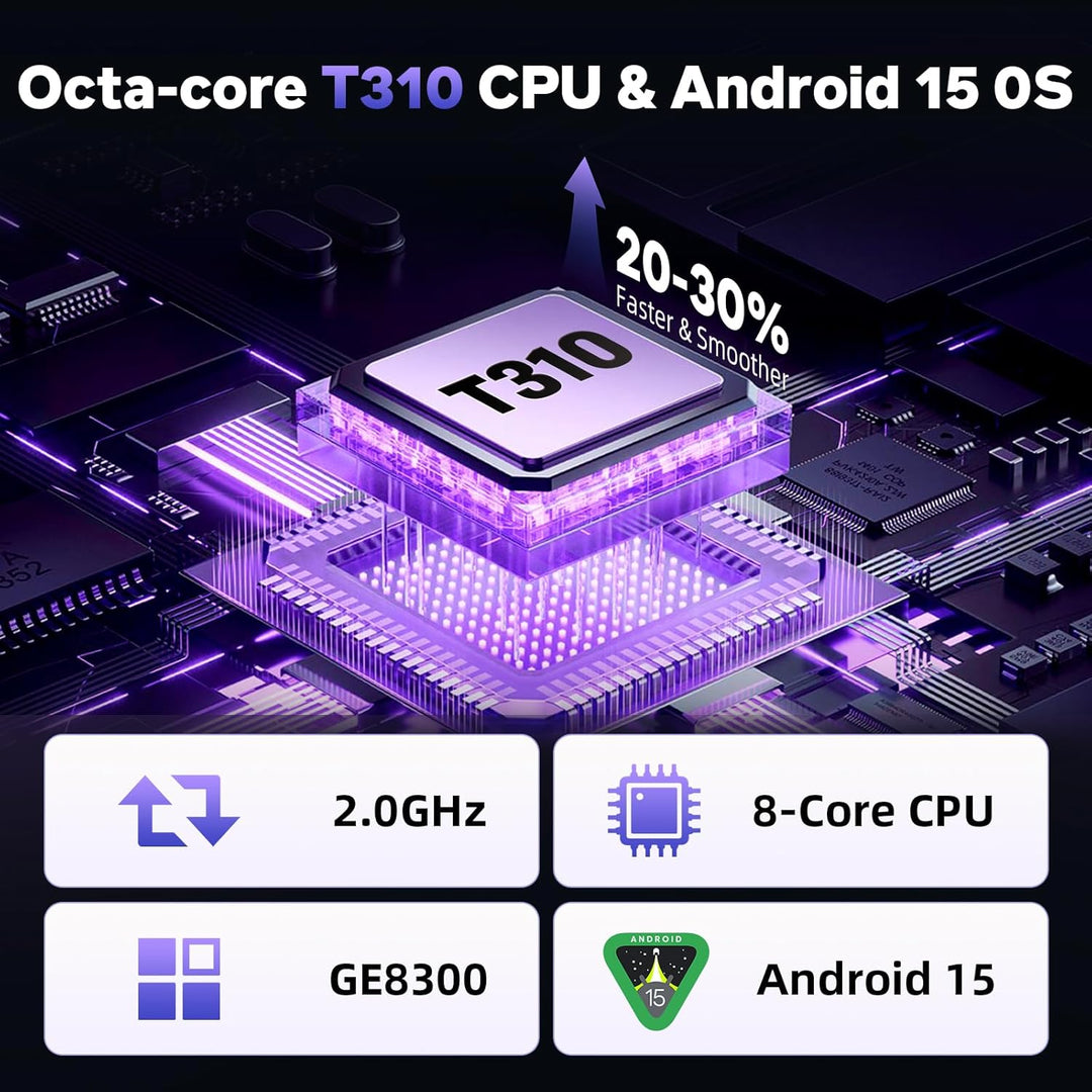 MENTUME Tablet de 10 pulgadas, tabletas para juegos Android 15, Oct...