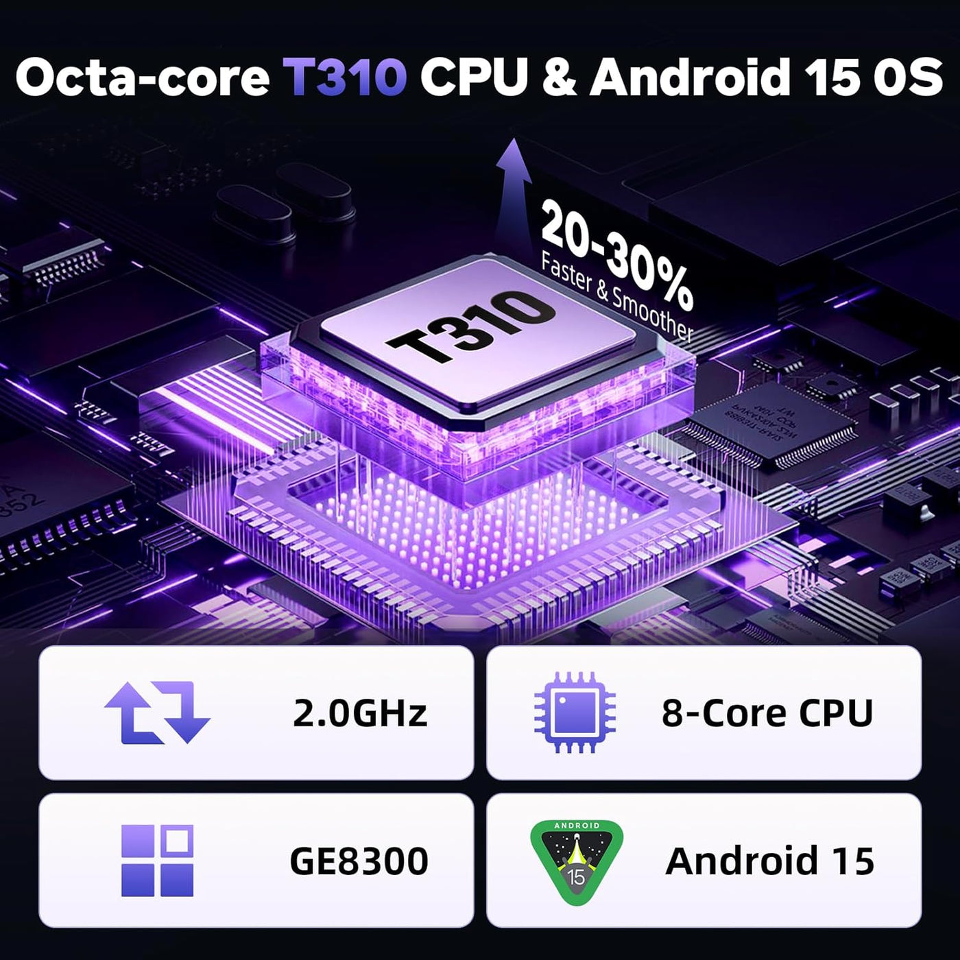 MENTUME Tablet de 10 pulgadas, tabletas para juegos Android 15, Oct...