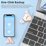 Unidad flash USB 3.0 para iPhone 256GB: Memoria externa certificada...