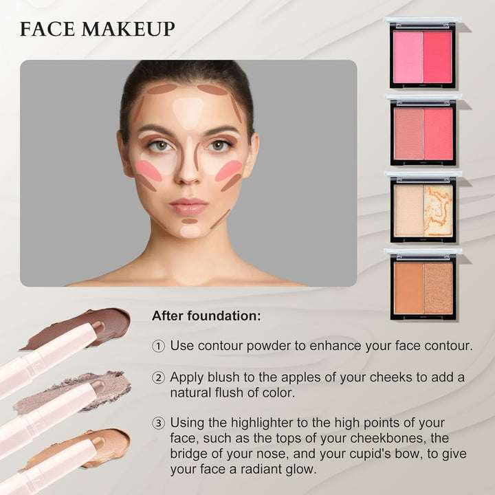Color Nymph Sets de maquillaje para adolescentes, niñas y mujeres,...